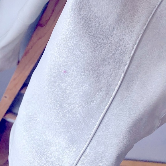 Danier White Leather Jacket - Picture 4 of 4